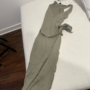 NWT Forever 21 Knit long dress Olive Size XL